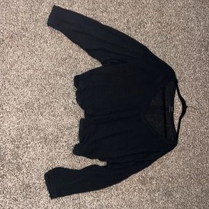 Urban outfitters out from under oversized crop long sleeve top